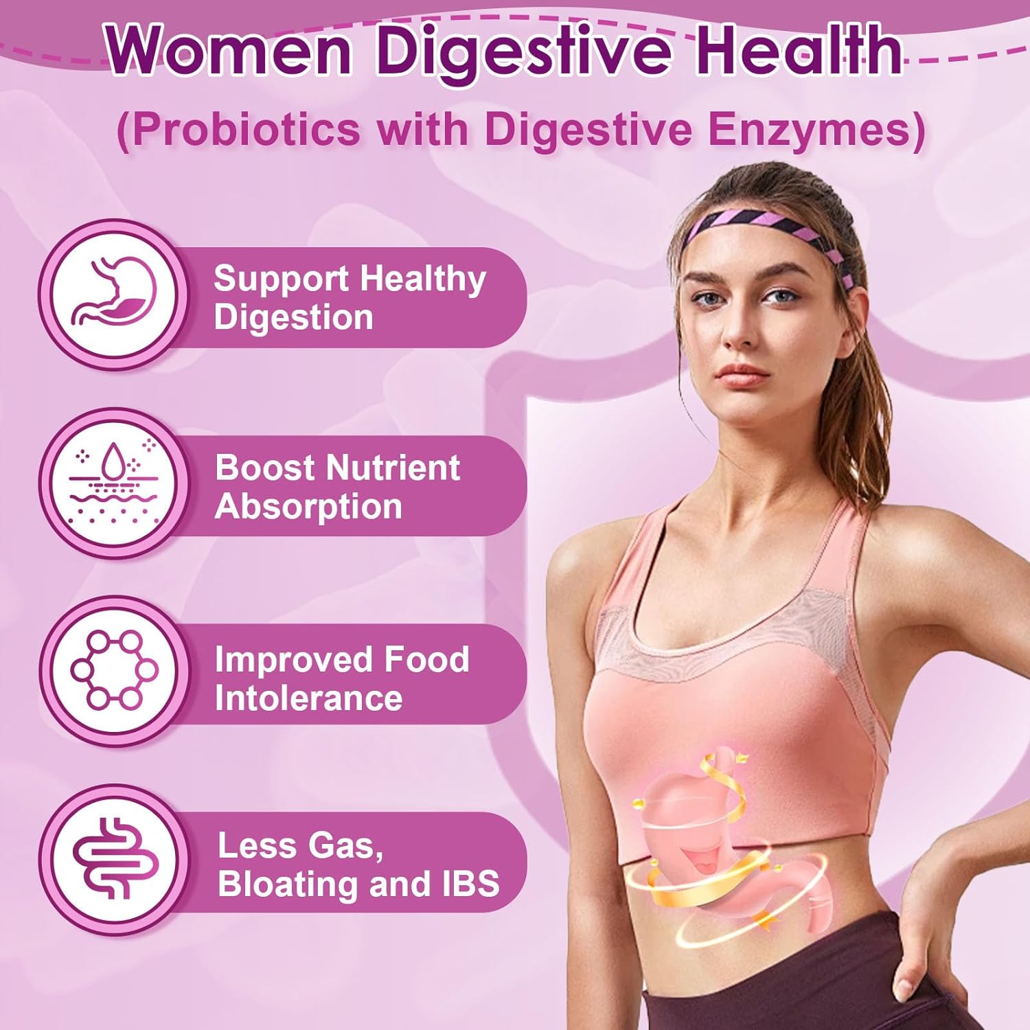 Women Digestive Health (Probiotics with Digestive Enzymes)