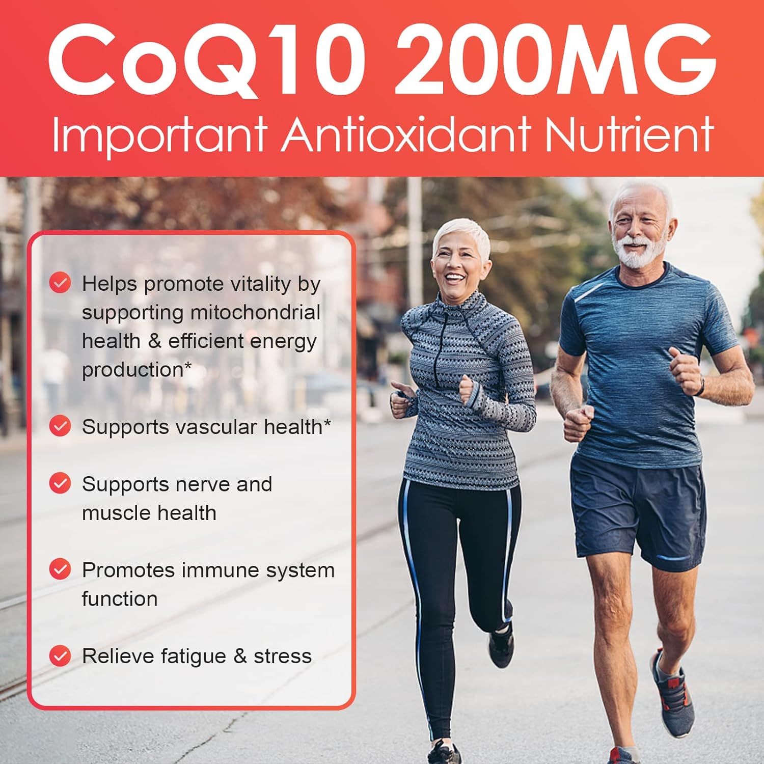 CoQ10 200MG Important Antioxidant Nutrient