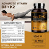 Nature Target Vitamin D3 K2 Capsules Supplement Ingredients Information