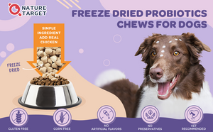 FREEZE DRIED PROBIOTICS CHEWS FOR DOGS