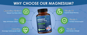 Magnesium with Zinc, Vitamin B6, D3 Support Overall Health