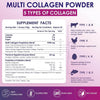 Nature Target Multi Collagen Peptides Powder Ingredient Information