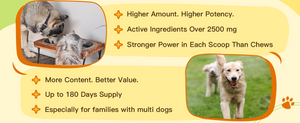 The advantages of Nature Target glucosamine joint supplements for dogs and cats.