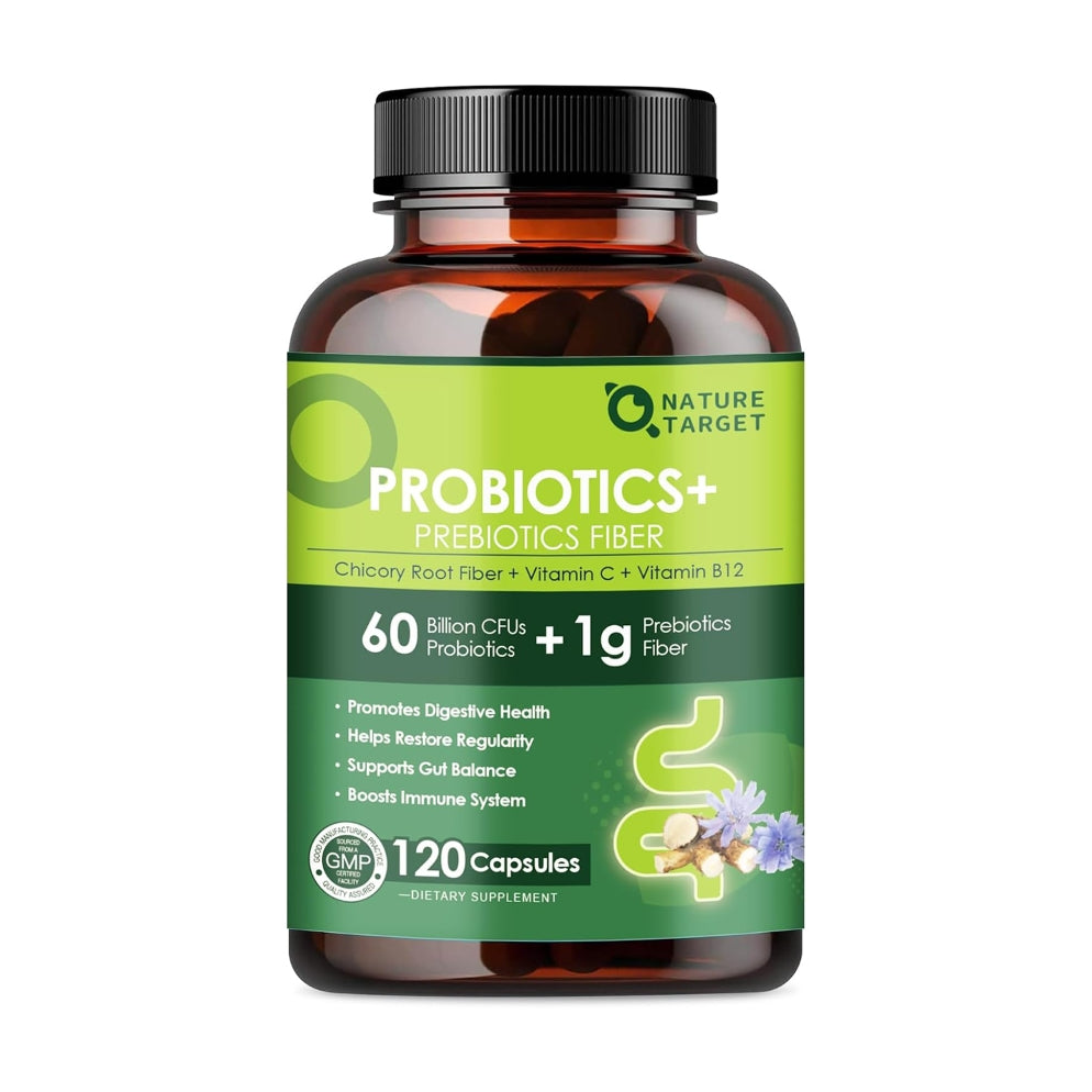 Probiotics for both Men & Women, Containing Prebiotic Dietary Fiber